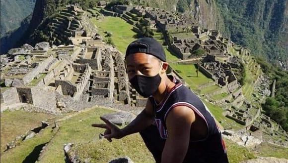 Jesse Katayama esperó pacientemente siete meses para ingresar a Machu Picchu. (Foto: Facebook)