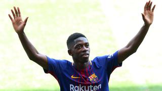 Ousmane Dembélé: así fue presentado el fichaje más caro del Barcelona en Camp Nou