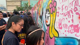Puente Piedra: mujeres pintaron el mural más grande de Lima | FOTOS