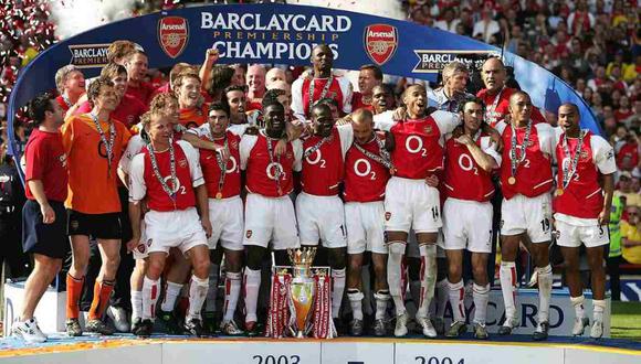 Arsenal celebró un aniversario más de la conquista de 'Los Invencibles'. (Foto: AFP)