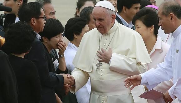El Papa Francisco anima a las dos Coreas a buscar la paz