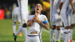 James Rodríguez después de su gol: "Yo aquí juego hasta cojo"