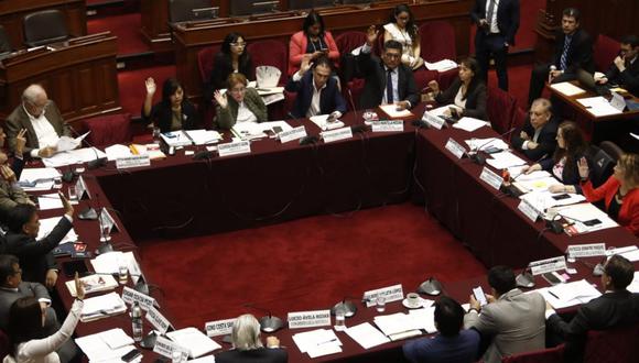 La Comisión de Constitución aprobó citar al presidente del Congreso de Ministros para que sustente proyectos de reforma política (Foto:César Campos)