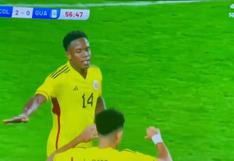 Gol de Sinisterra: ingresó y poco después marcó el 2-0 de Colombia vs. Guatemala | VIDEO