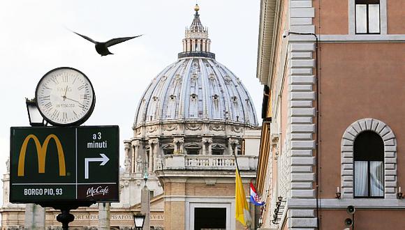 McDonald's del Vaticano entregará comida a indigentes