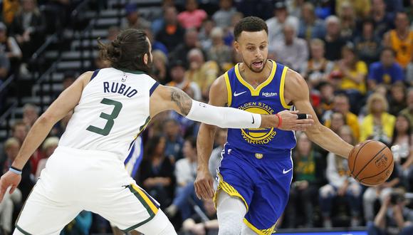 Warriors y Jazz luchan por su segunda victoria en la temporada | Foto: AP