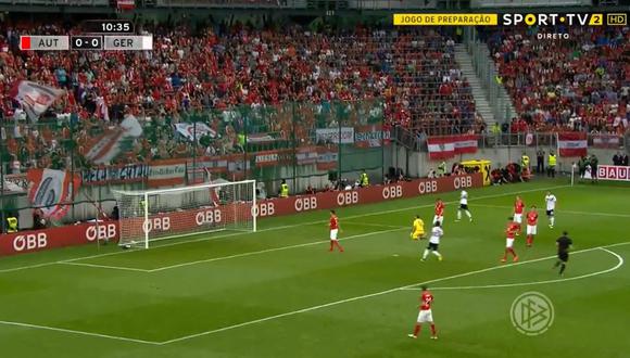 Alemania vs. Austria: Mesut Özil anotó golazo para el 1-0 | VIDEO