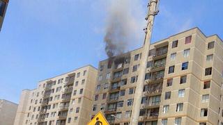 San Miguel: incendio destruye casa en piso 12 de condominio