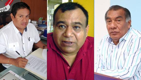 Christian Reque Llontop, Jaime Bardales Rruiz y José More Lopez son las autoridades buscadas por la PNP.