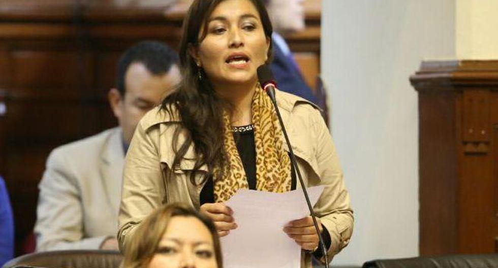La congresista de Fuerza Popular Marita Herrera afrontó una investigación en la Comisión de Ética que fue archivada por este caso. (Foto: Congreso de la República)