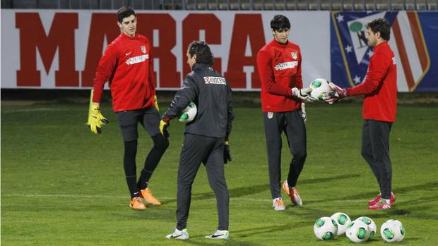 Bono when he trained with Courtois between 2011 and 2013. 