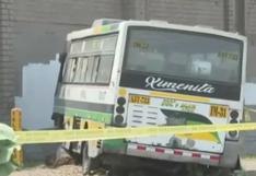 Callao: Profesora fallece tras saltar de un bus al que se le vaciaron los frenos en Mi Perú