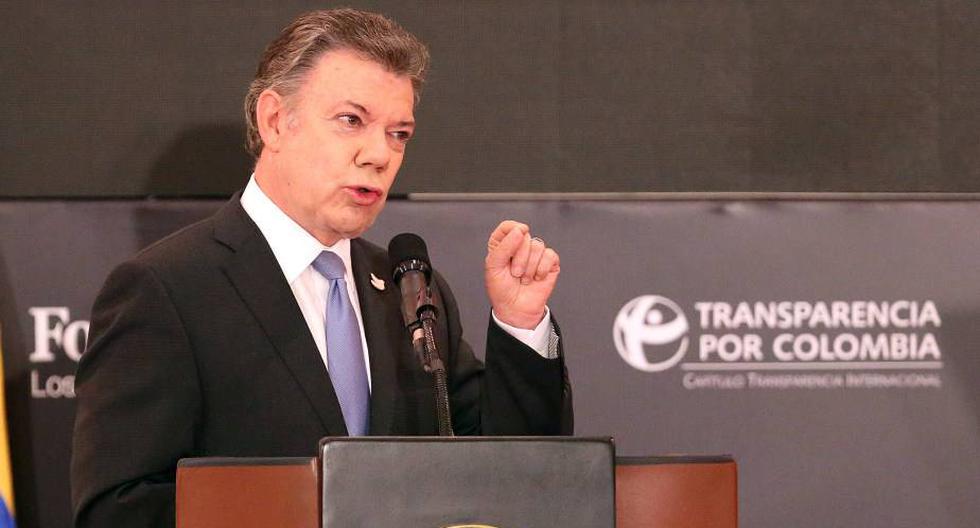 El presidente de Colombia, Juan Manuel Santos, se pronunci&oacute; sobre la situaci&oacute;n en Venezuela. (Foto: EFE)