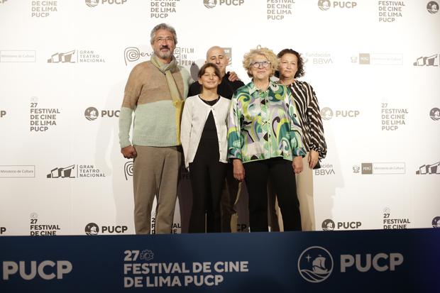 Red carpet of the Lima Film Festival.