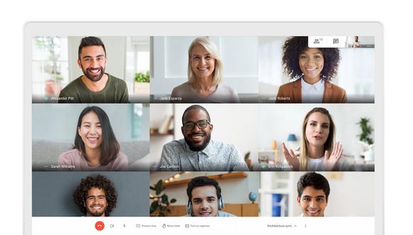Las cuentas gratuitas de Google Meet ahora solo podrán tener videollamadas grupales que duren como máximo 60 minutos. (Imagen: Google)
