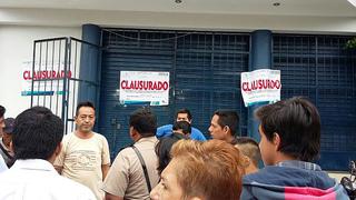 San Borja: Defensa Civil clausuró Reniec de Av. San Luis