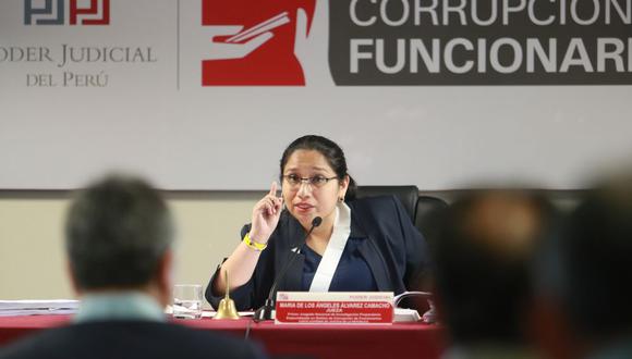 Jueza María Álvarez Camacho dirigió audiencia el viernes pasado para revisar pedido de la fiscalía. (Foto: Juan Ponce/Archivo El Comercio)