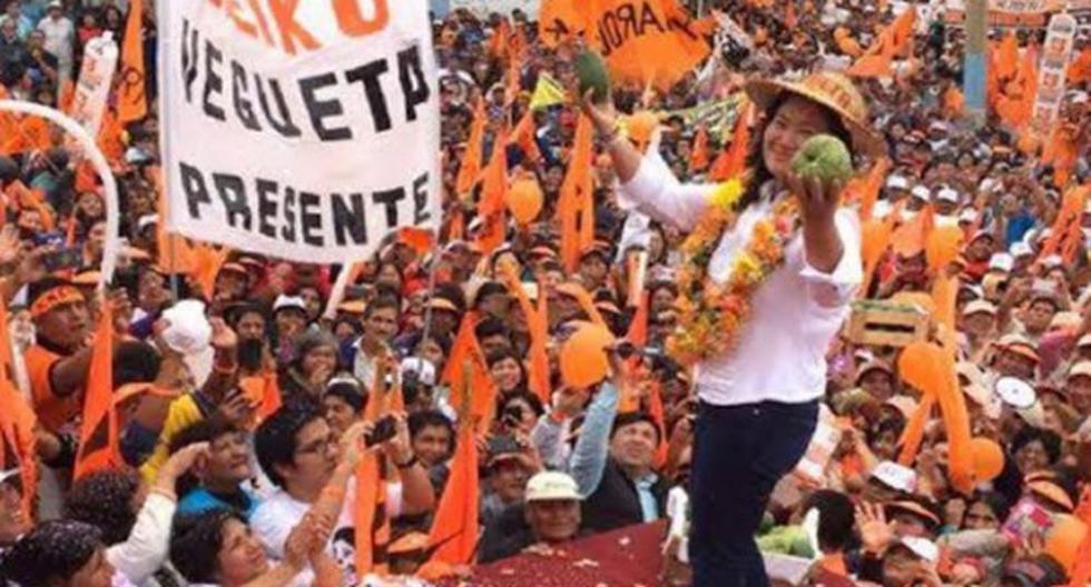 Keiko Fujmiori, cierra hoy su campaña electoral con dos mítines en Huacho y en Lambayeque, respectivamente. (Foto: Andina)