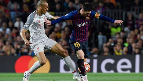 Lionel Messi habría propinado un puñete a Fabinho y los hinchas del Liverpool quieren que la UEFA lo sancione. (Video: ESPN 2)