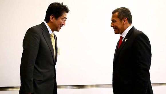 Ollanta Humala invita al primer ministro japonés a visitar Perú
