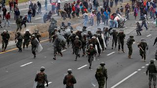 Protestas en Ecuador dejan 1 muerto, 14 heridos y casi 500 detenidos en cinco días