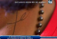 Paolo Guerrero explicó cuándo y por qué se tatuó “fe” en el cuello 