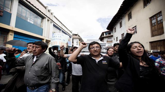 Cajamarca: protestas y dolor en cortejo fúnebre de Fidel Flores - 1