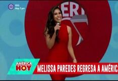 Melissa Paredes regresa a América Hoy tras superar la COVID-19