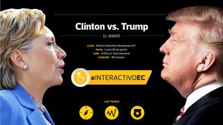 Lo que debes saber sobre el debate Clinton-Trump en EE.UU.
