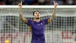 Fiorentina goleó 3-0 a Guingamp con un gol de Juan Vargas