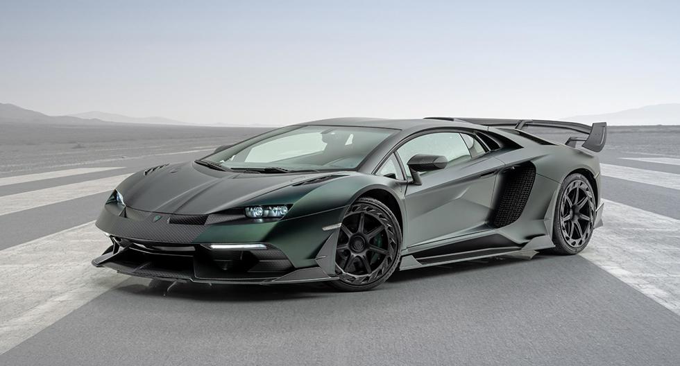 El especialista Mansory ha tomado como base al Lamborghini Aventador SVJ para darle un nuevo aspecto estético y potenciar su mecánica. (Fotos: Mansory).