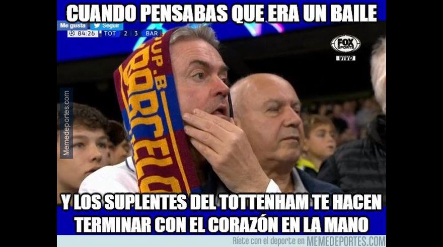 Facebook | Barcelona vs. Tottenham: los hilarantes memes del triunfo catalán en Champions League.