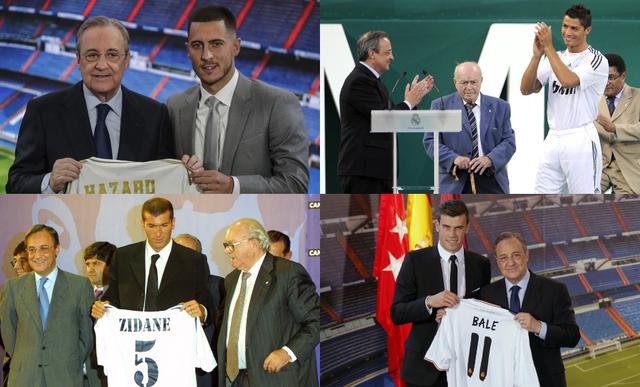 Los fichajes más caros de Florentino Pérez en el Real Madrid. (Fotos: Agencias)