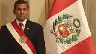 Humala: "Mi gobierno hará respetar el Estado de derecho"