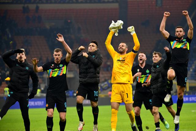 Inter 2-1 Lazio por la Serie A. (Foto: AFP)