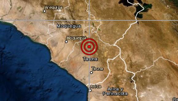 El sismo de mayor magnitud se reportó en Tacna. (Foto: IGP)