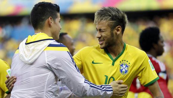 James Rodríguez alabó a Neymar y recordó derrota en mundial