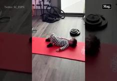 Messi entrena junto a su pequeño hijo de esta manera
