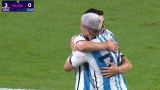 Con asistencia de Messi: Enzo Fernández marca el 4-0 de Argentina sobre Curazao | VIDEO