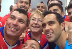Copa América 2015: Bachelet y jugadores celebran con un selfie