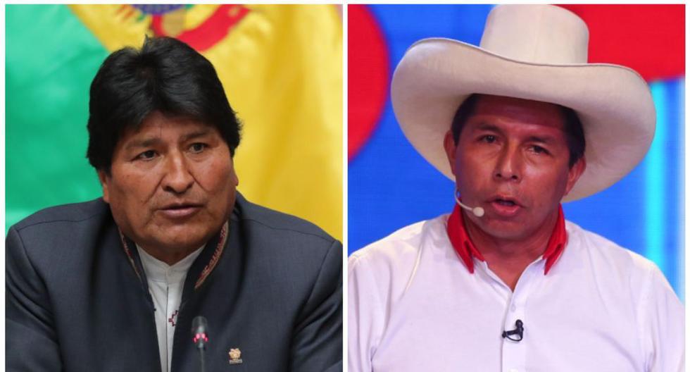 El expresidente de Bolivia, Evo Morales, expresó públicamente su respaldo a Pedro Castillo en las elecciones en el Perú. (Foto: Andina)