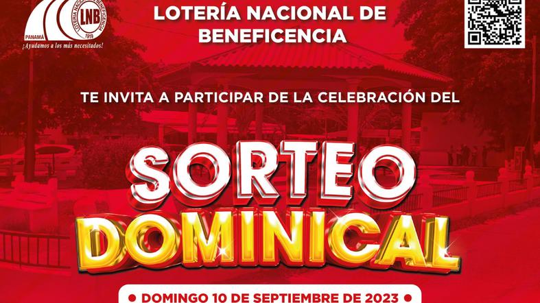 Resultados | Lotería Nacional de Panamá del domingo 10 de septiembre de 2023