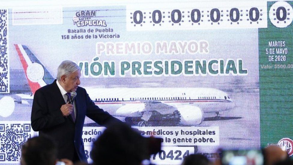 The Mexican president described the plane as a symbol of governmental excess.