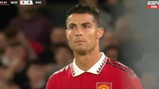 Cristiano Ronaldo y su primer gol en Europa League que terminó anulado por fuera de juego | VIDEO