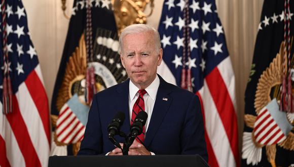 El presidente de Estados Unidos Joe Biden. (Brendan SMIALOWSKI / AFP).