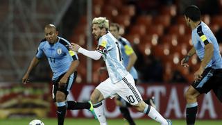 Argentina vs. Uruguay: día, hora y canal del choque por Eliminatorias Rusia 2018