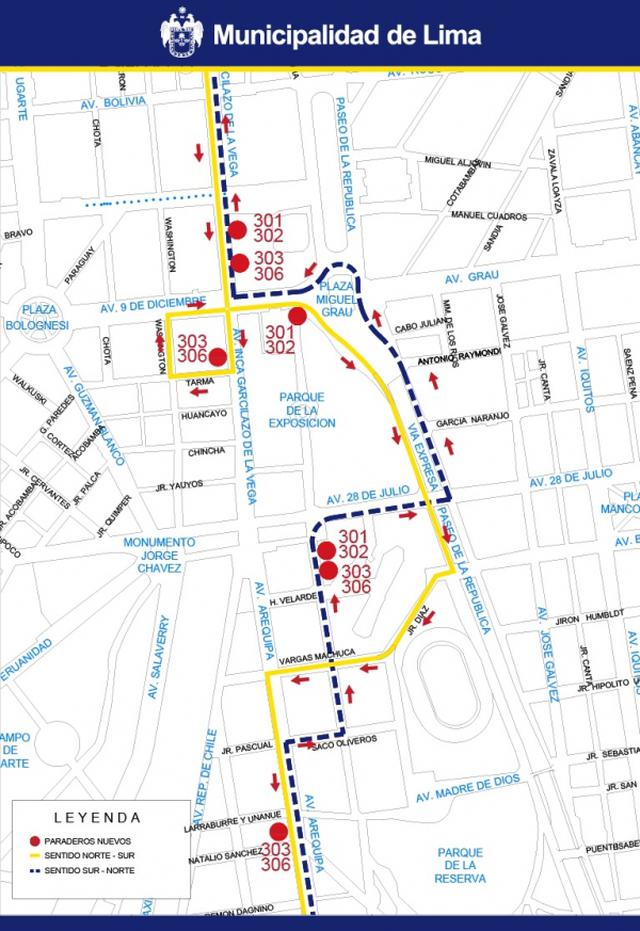 By-pass en 28 de Julio: buses del corredor azul cambian de ruta - 2