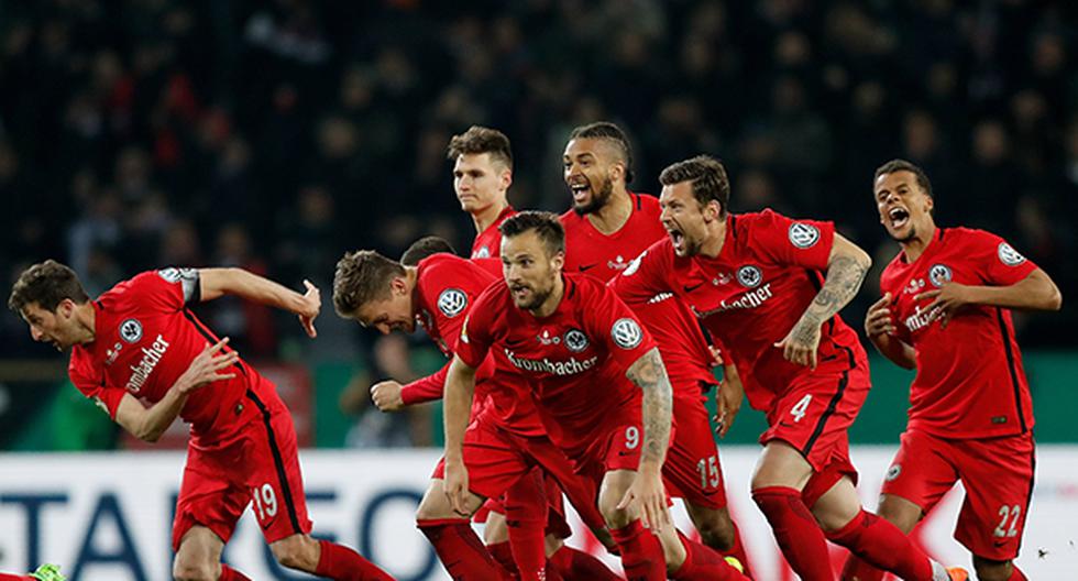 En una dramática definición por penales, el Eintracht Frankfurt superó al Borussia Monchengladbach. (Foto: EFE)