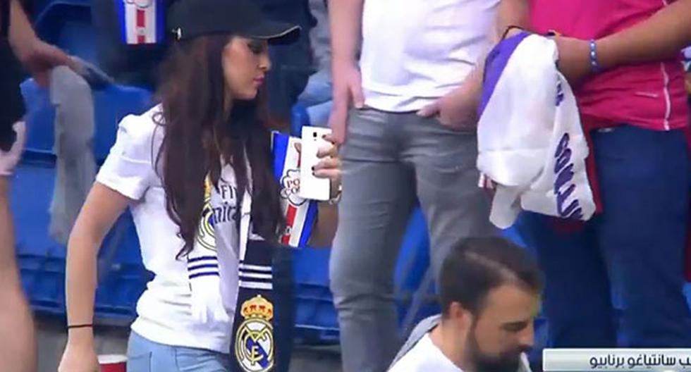 Esta bella hincha del Real Madrid impactó al director de cámaras del partido ante Manchester City por la Champions League. (Video: Twitter)