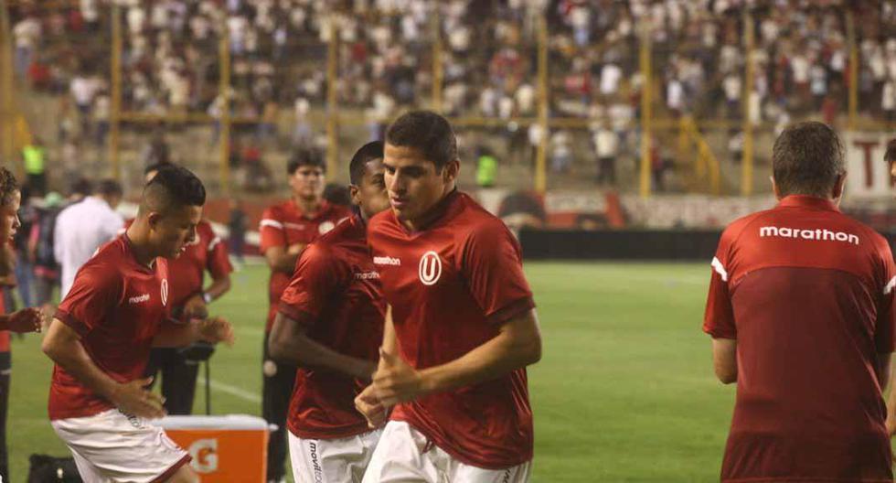 Aldo Corzo, autor del primer gol en el Universitario vs DIM | Foto: Universitario